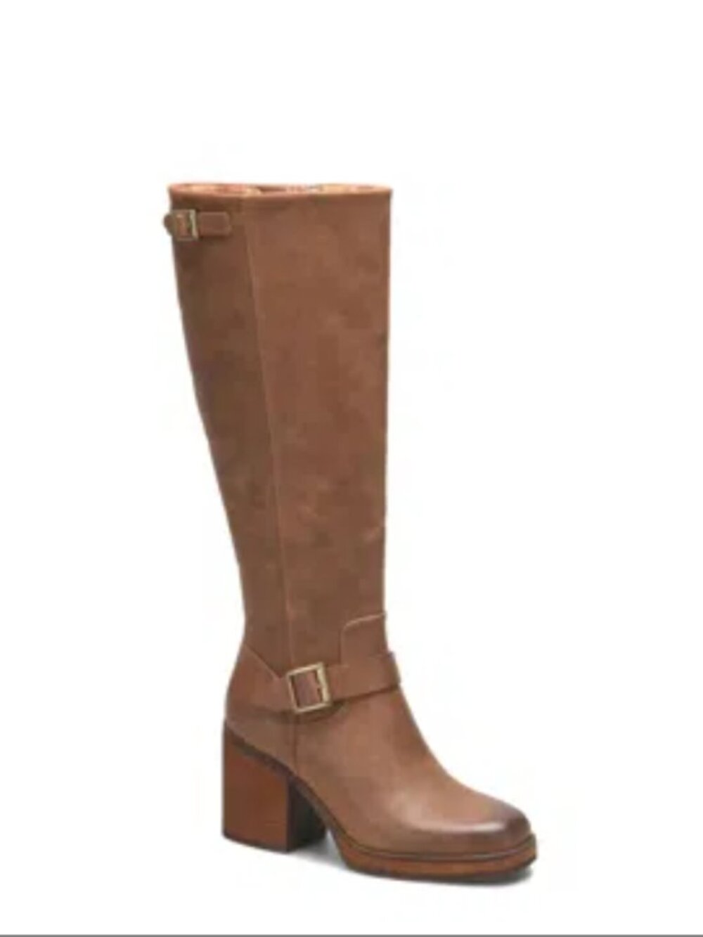 Korks Karalyn Knee-High Boots – Brown Leather – Size 9 (BNWT)